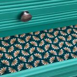 Commode art déco vert émeraude