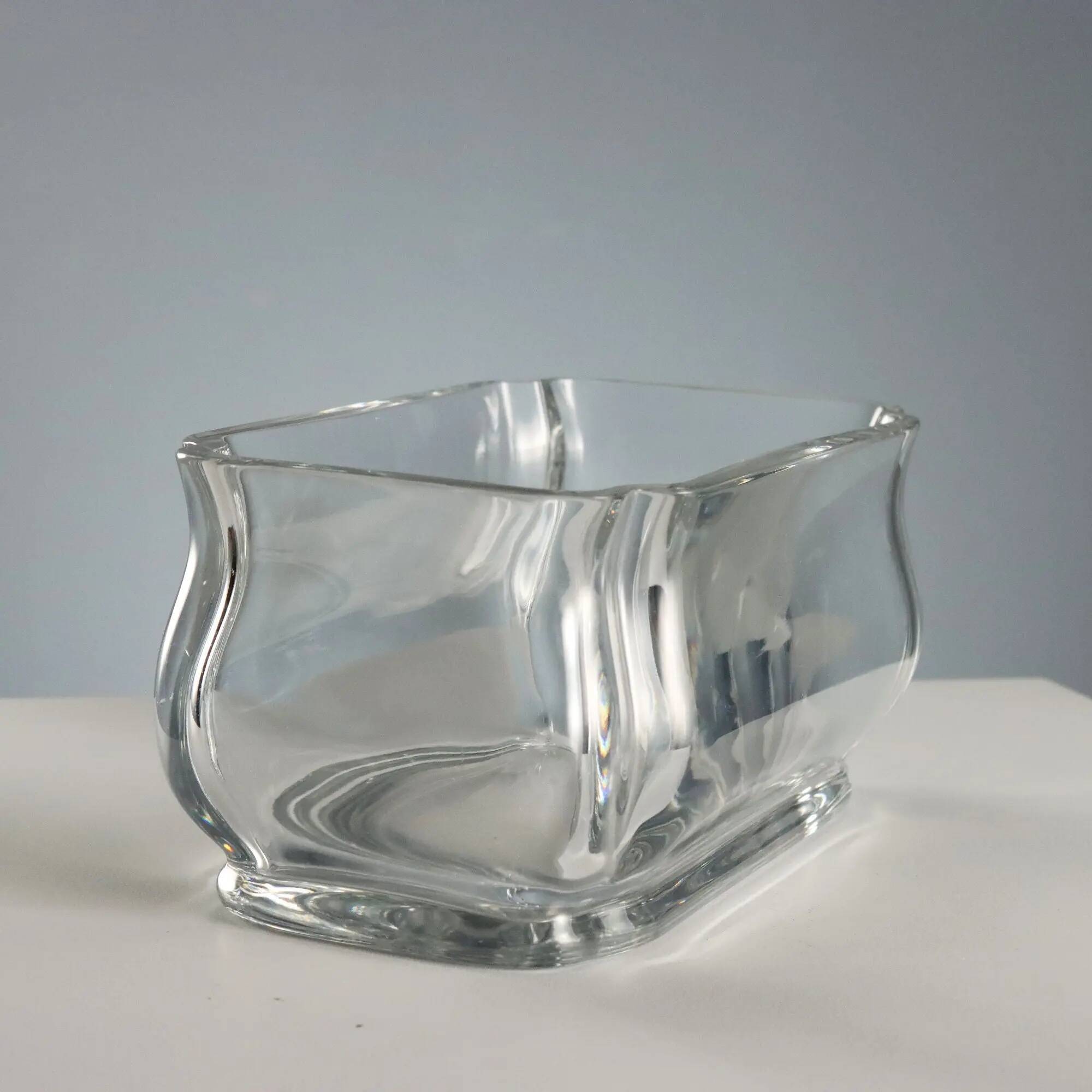 Centre de table vintage en cristal Baccarat France 1980s-1990s