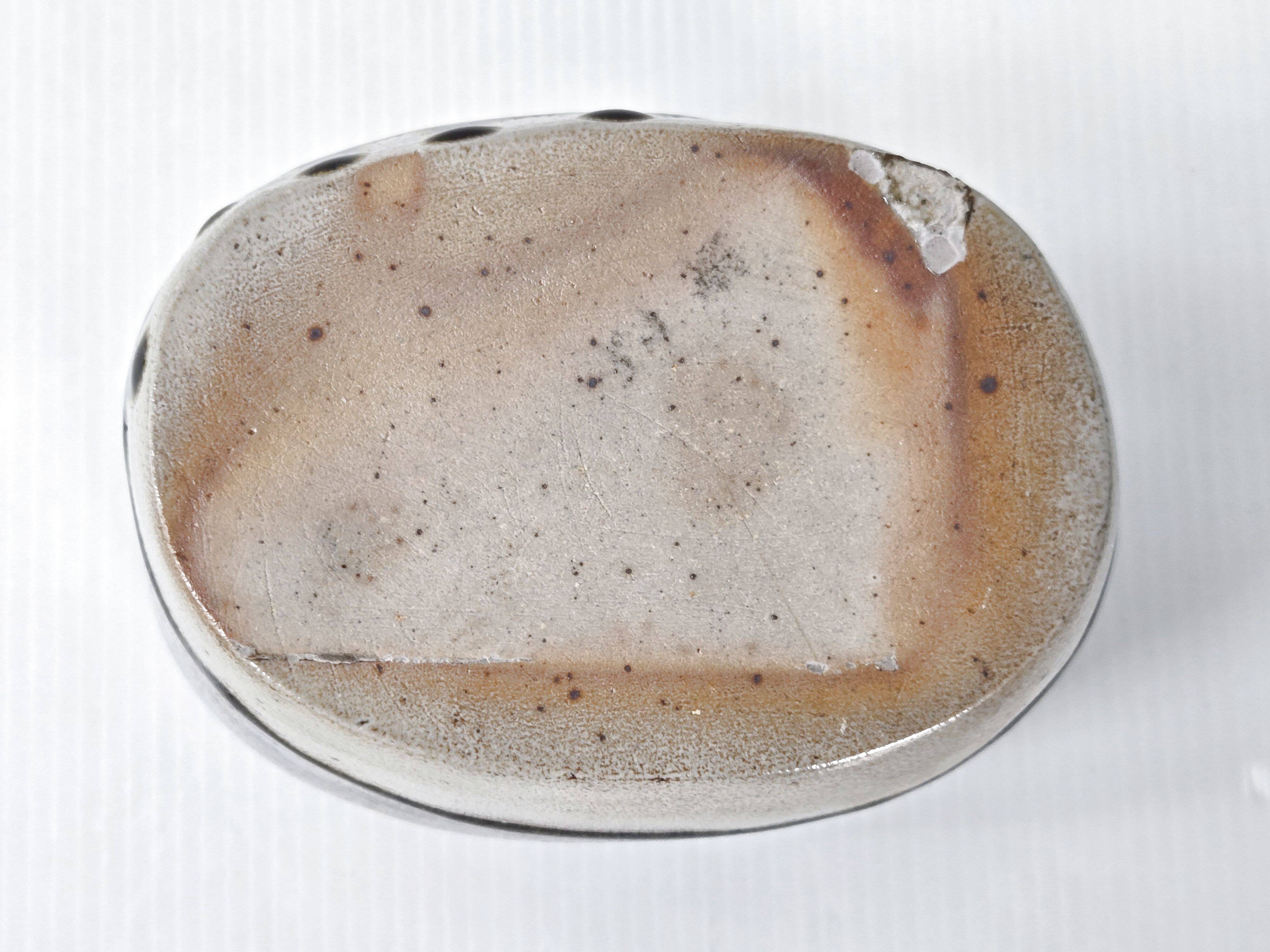 Vintage stoneware candy box