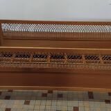 Vintage Rattan Baby Bed