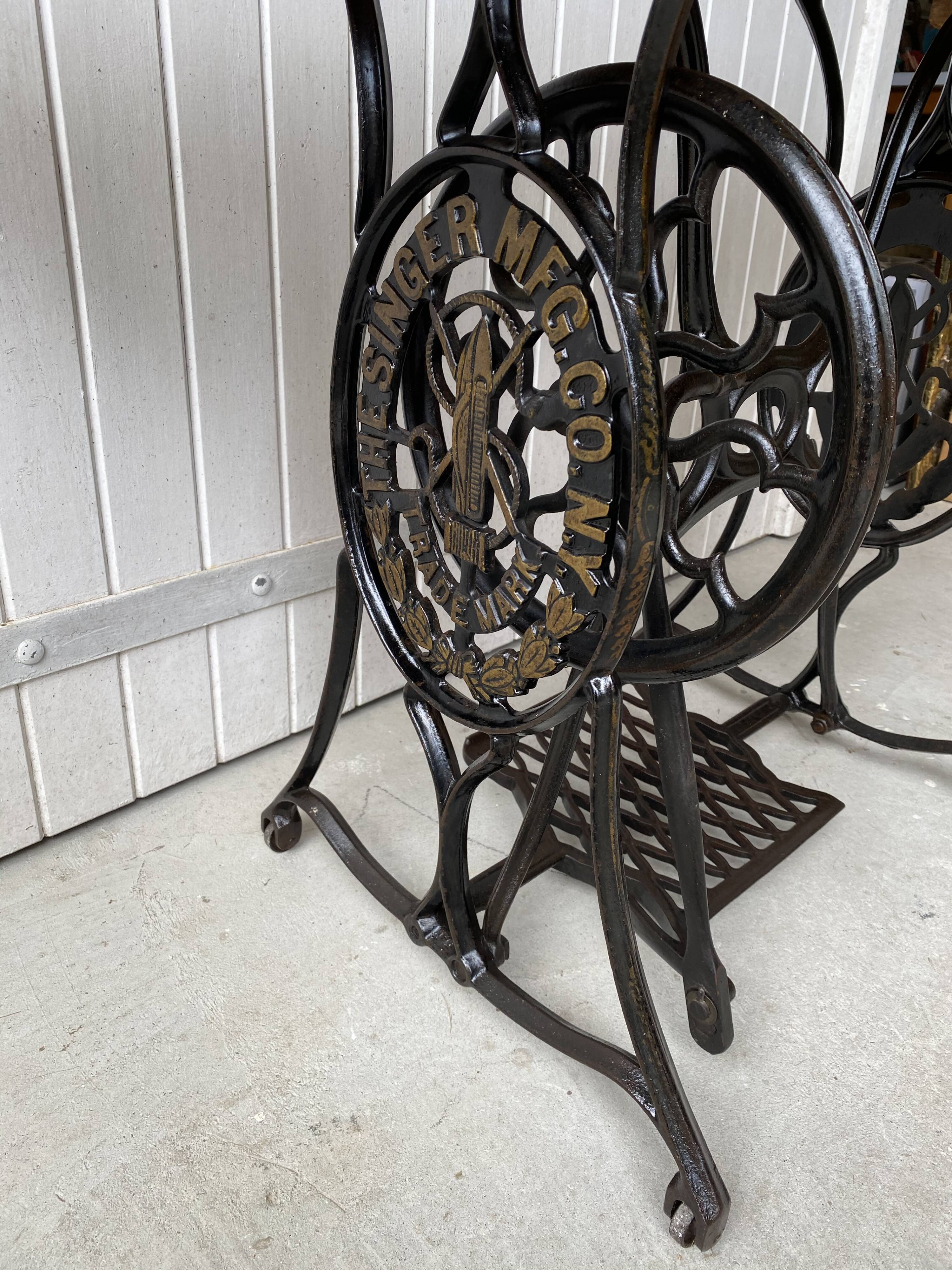 Industrial side table