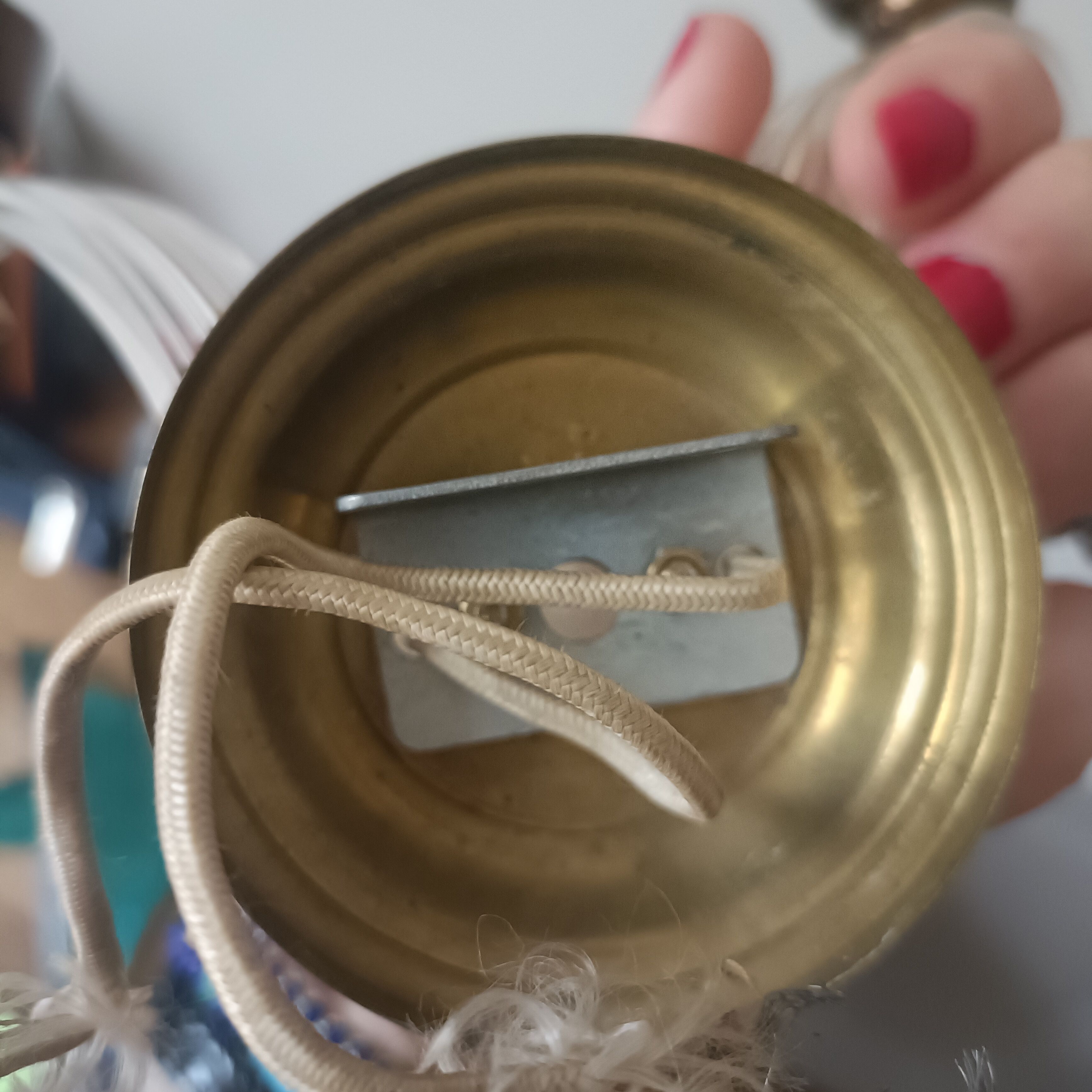 Pair of vintage bow wall lights