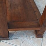 Restoration console in walnut