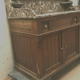 20th century solid fir washbasin unit