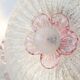 Plafonnier italien en verre de Murano rose
