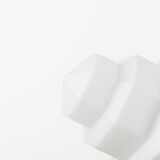 Octagonal art deco skyscraper opaline lamp