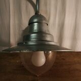 Galvanized aluminum farm wall light