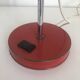 Lampe  vintage 1960 Monteuse Delmas rouge diable - 44 cm