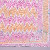 Vintage kantha "Bengal Chevron" pastels