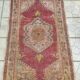 Tapis patiné orient laine fait mai 166 cm x 95 cm