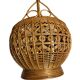 Large vintage woven rattan basket
