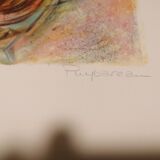Lithograph signed Puybareau