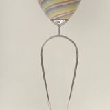 Multicolored Murano Glass Table Lamp by Leucos, Italy 1980s