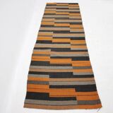 Bauhaus Geometric Modernist Carpet/Rug, Czechoslovakia / 1930s