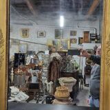 19th century rectangular palmette mirror