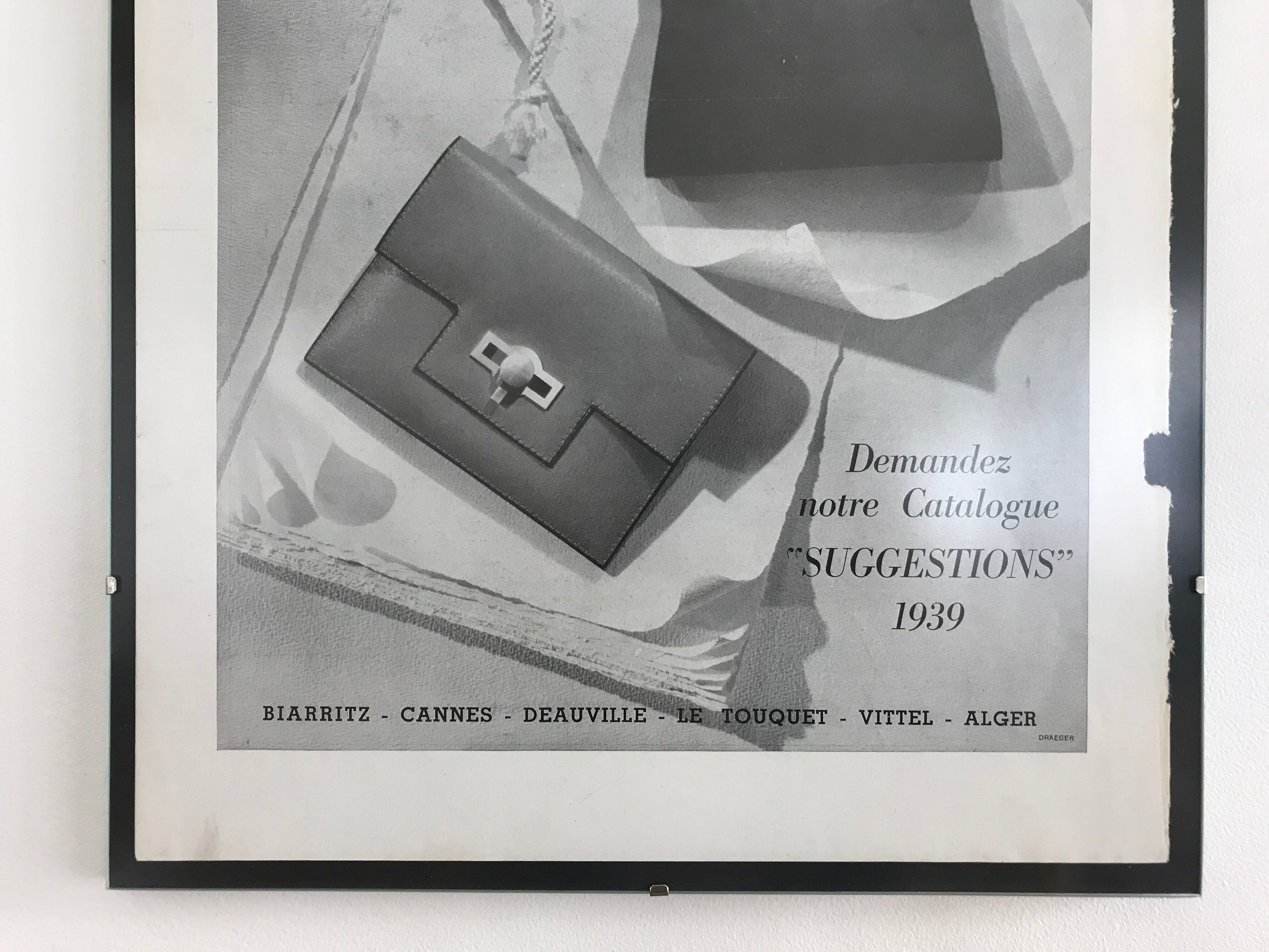 Affiche publicitaire Hermès 1938