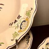 7 Longchamp plates m. Clery