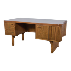 Bureau autoportant en noyer art