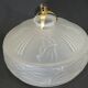 Lampshade/suspension/frosted opaline/vintage