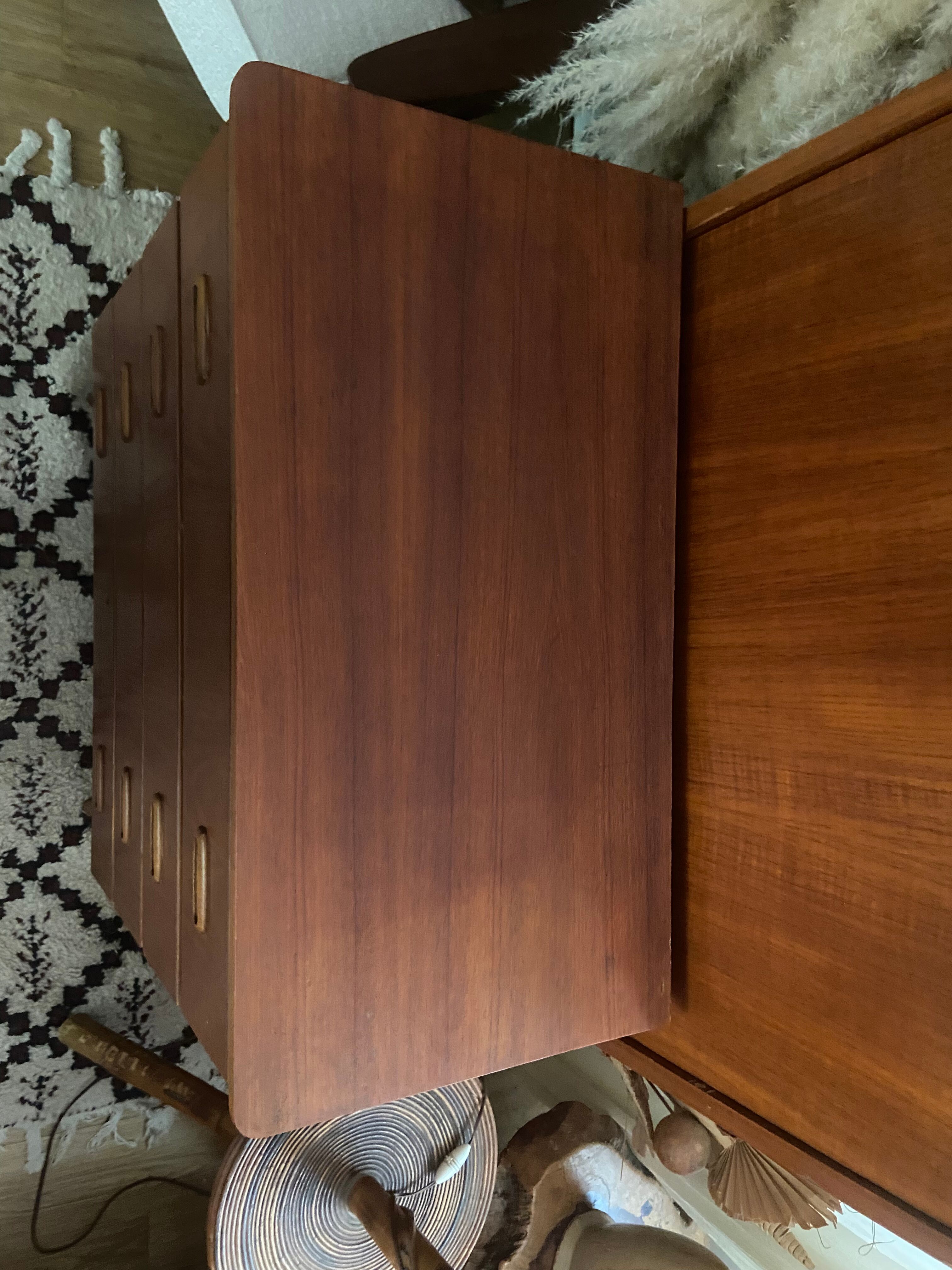 Scandinavian chest of drawers in teak