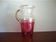 Vase carafe en verre soufflé