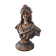 Buste femme bronze Emmanuel Villanis