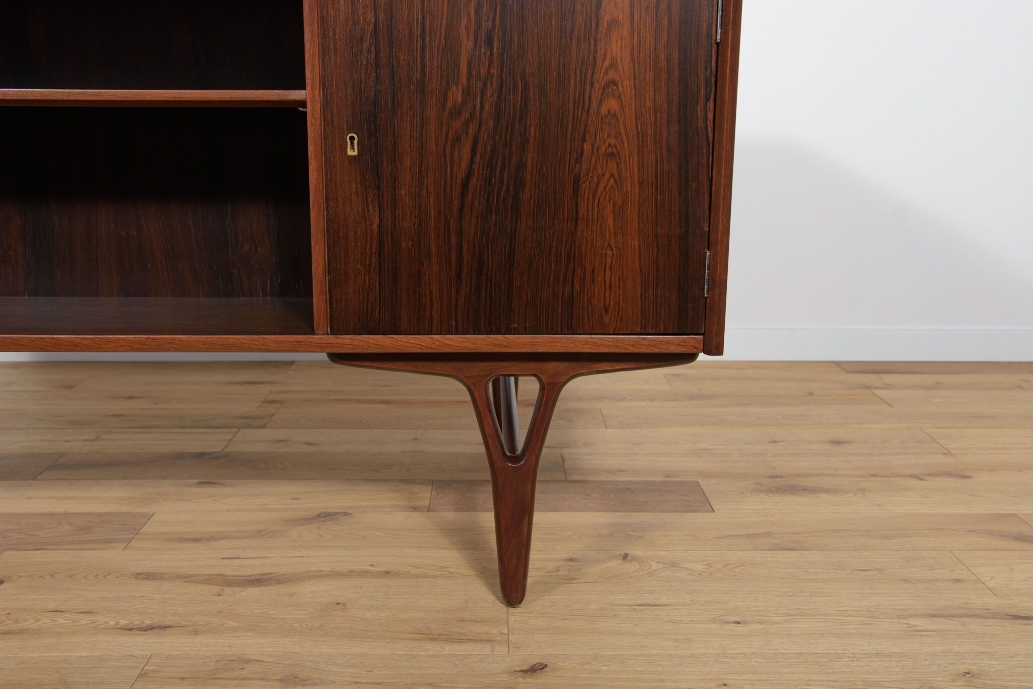 Mid-Century Freestanding Rosewood Desk, 1960s