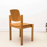 Scandinavian style "omega" beech chair