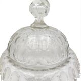 Paire de bonbonnières, cristal val de saint lambert