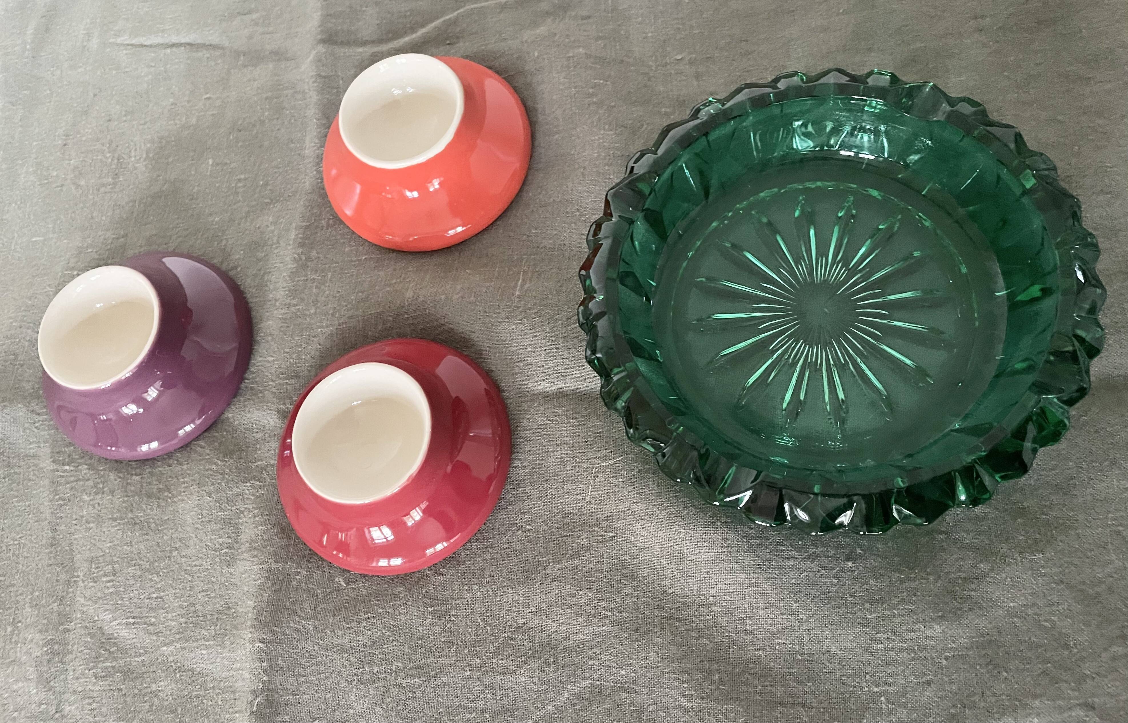 70´S earthenware egg cups