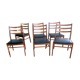 set of 6 vintage Scandinavian chairs