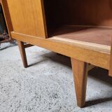 Showcase bookcase 70's feet compass
