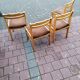 4 old Scandinavian chairs vintage teak 1960