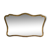 Large old gilded leaf mirror 131x76