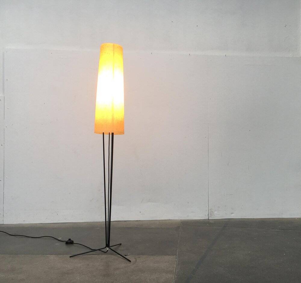 Minimalist floor lamp from Hesse Leuchten, mid-century, 1960s.