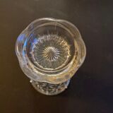 Vase vintage année 50/60 en verre ciselé
