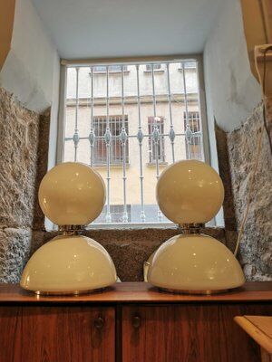 Set of 2 vintage Spanish table lamps