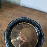 Vase en verre fumé