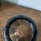 Smoked glass vase