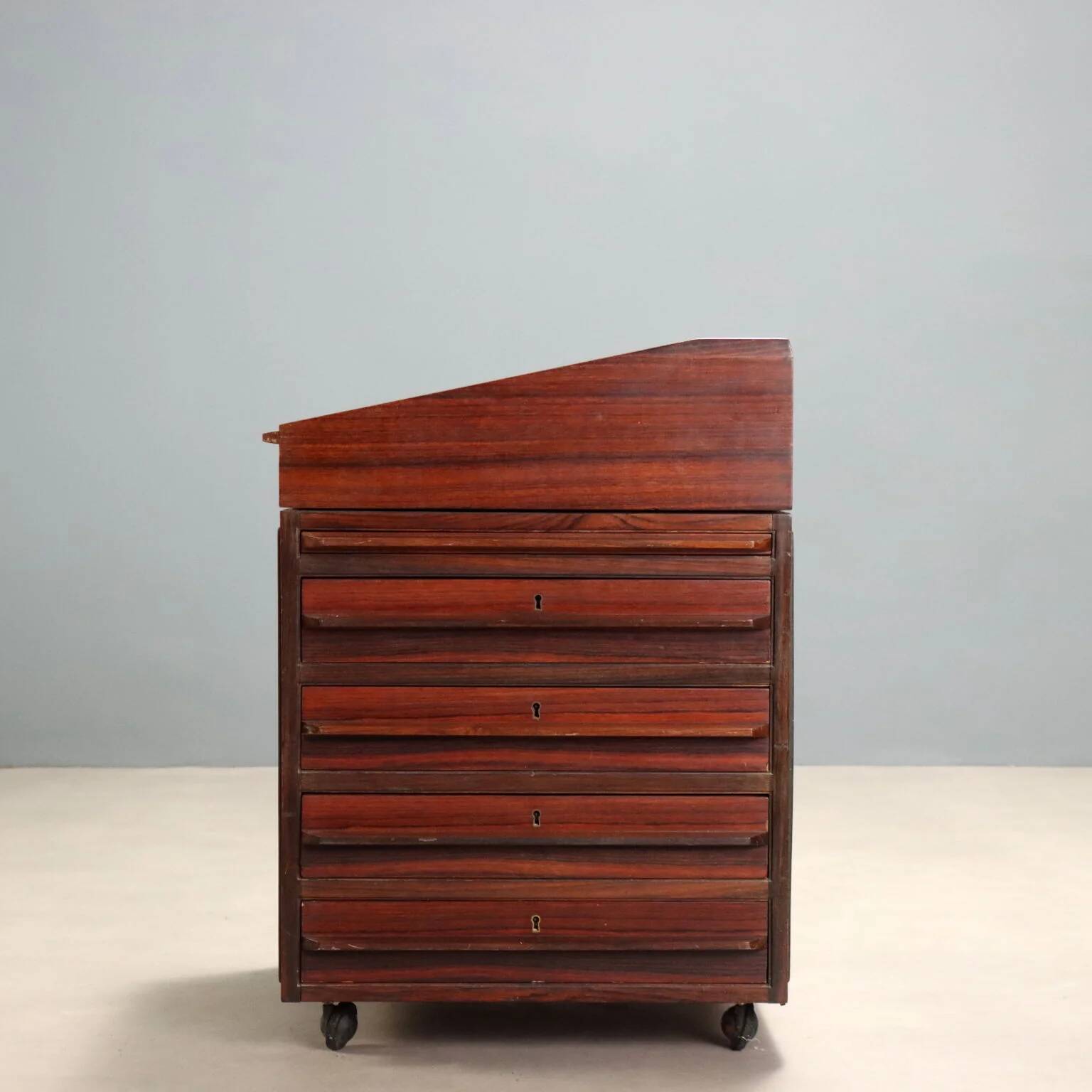 Commode avec bureau années 1960