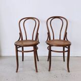Pair of chairs cannée Fischel bistro