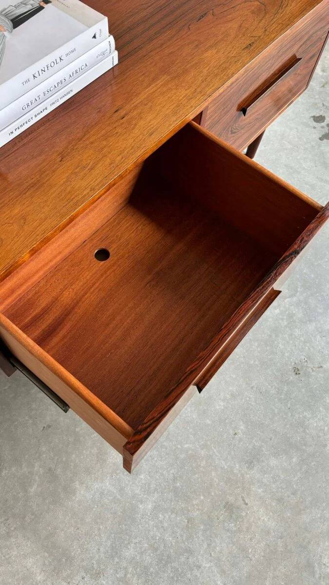 Buffet vintage hifi en palissandre