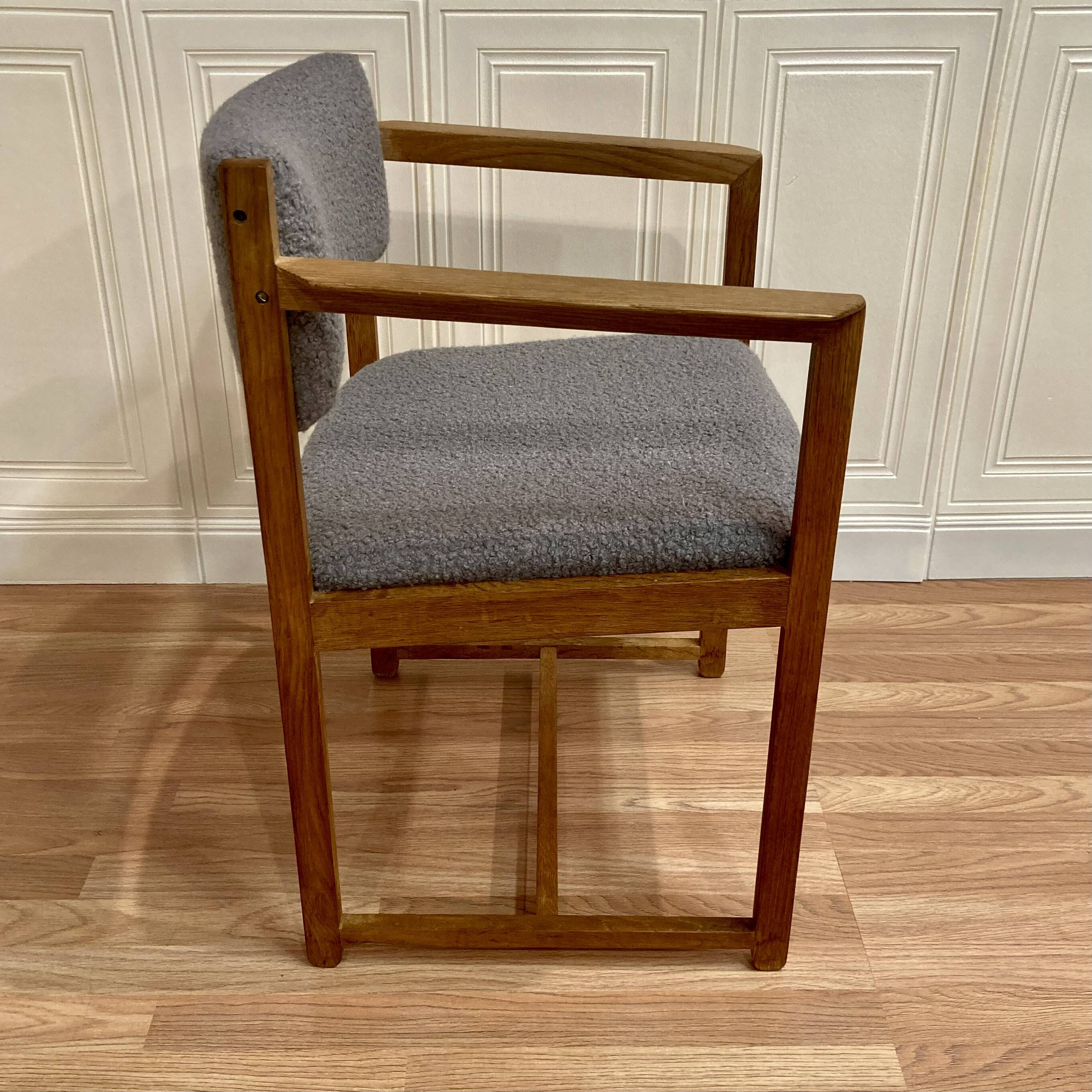 Armchair stamped "Scandinavian Design" 1950.