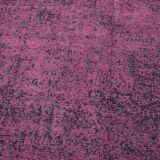 Handmade Turkish Decorative 1980s 284 cm x 380 cm Pink Wool Carpet