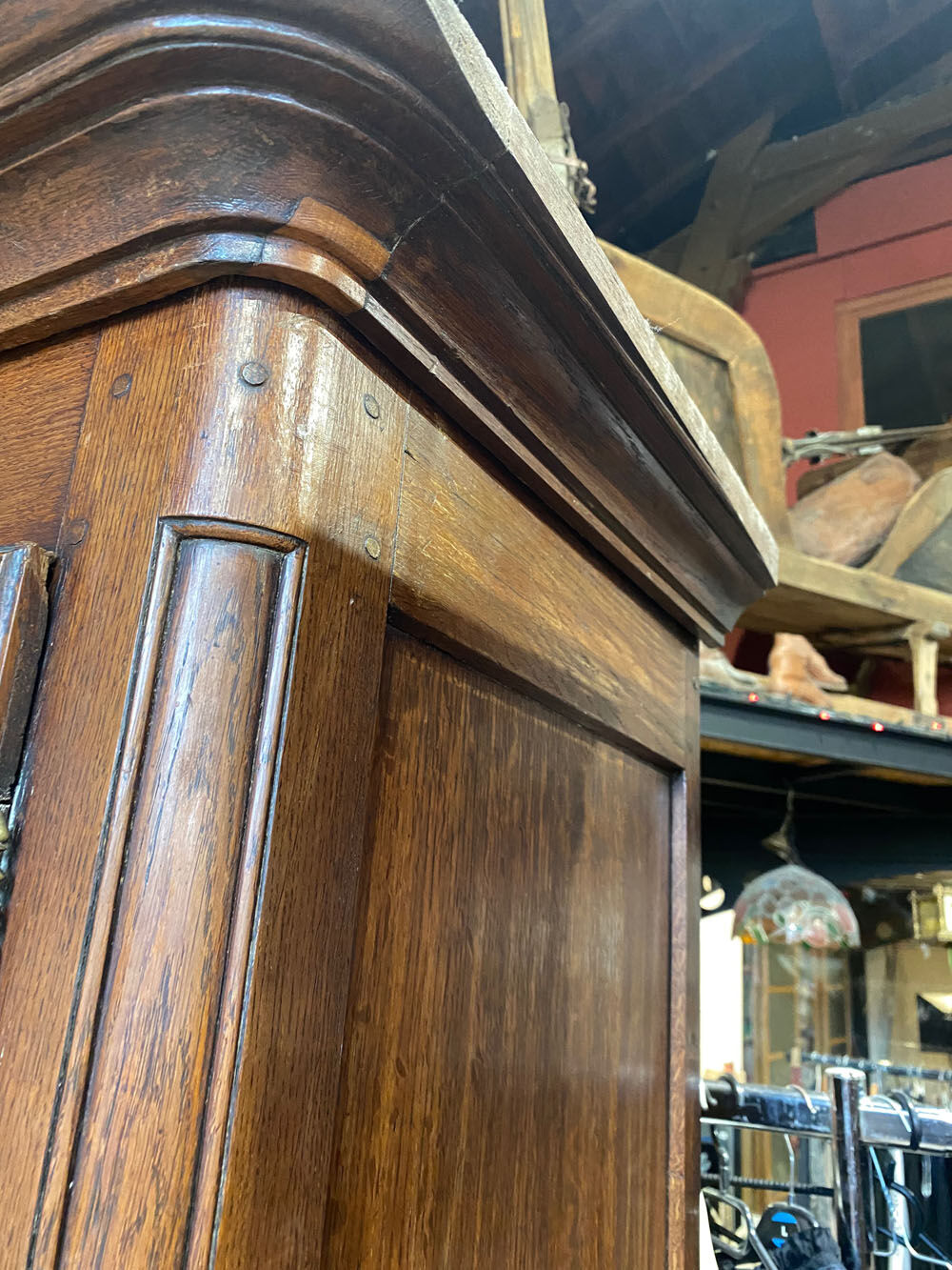 Buffet 2 bodies in solid oak. 2 bodies