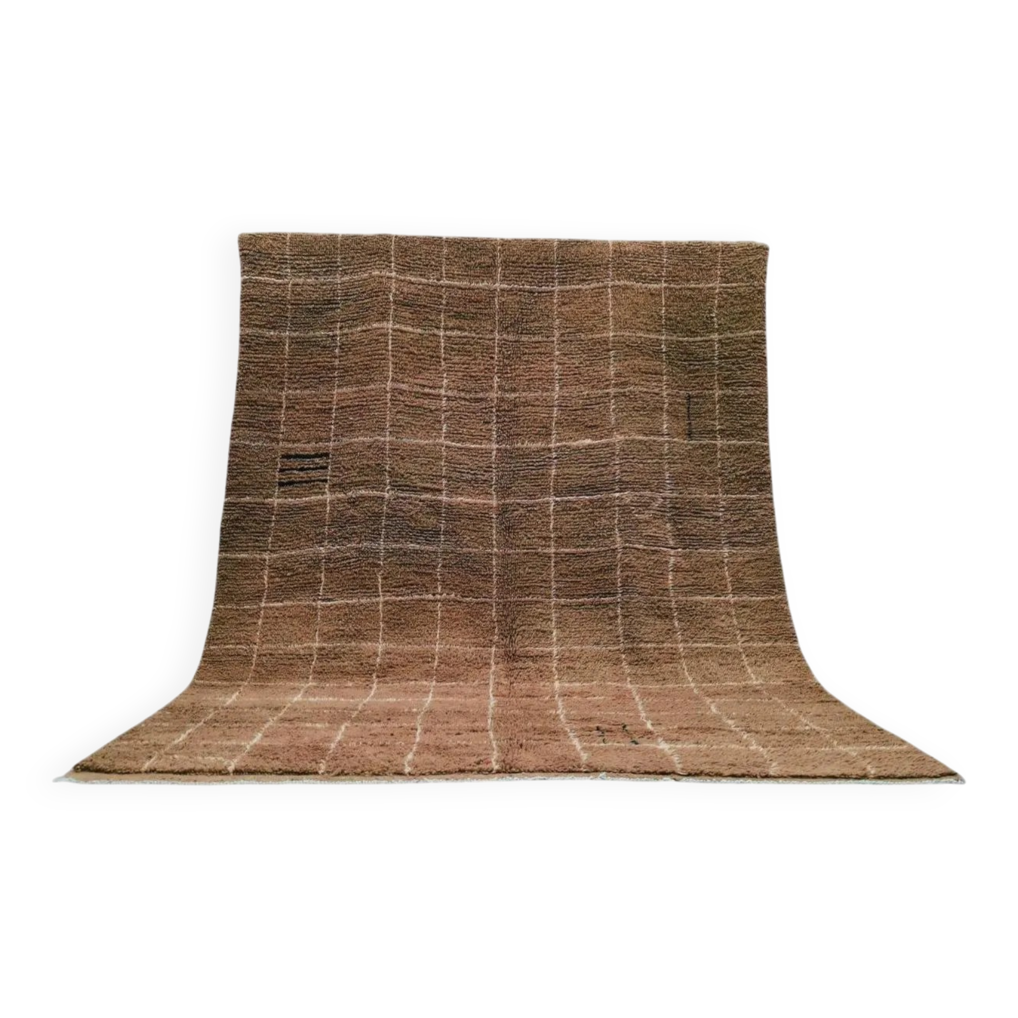 Handmade wool Berber rug 2.5 x 1.5 m