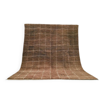 Handmade wool Berber rug 2.5 x 1.5 m