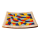 Plate decorated with modernist mosaic in trencadís style (Gaudí. Barcelona). Small tray.