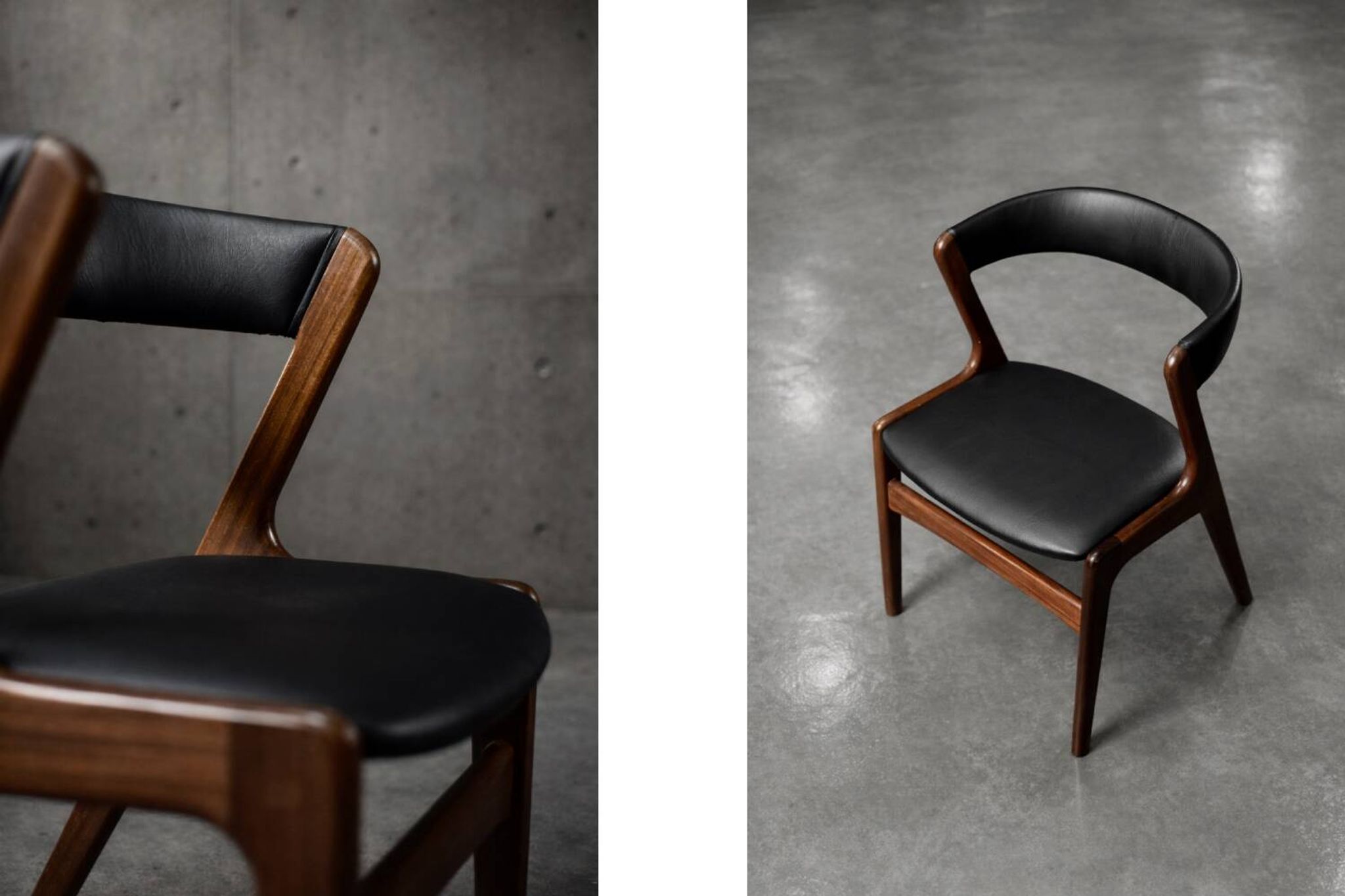 Mid-Century Danish Modern Teak Office Chair Model Fire by Kai Kristiansen