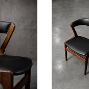 Mid-Century Danish Modern Teak Office Chair Model Fire by Kai Kristiansen